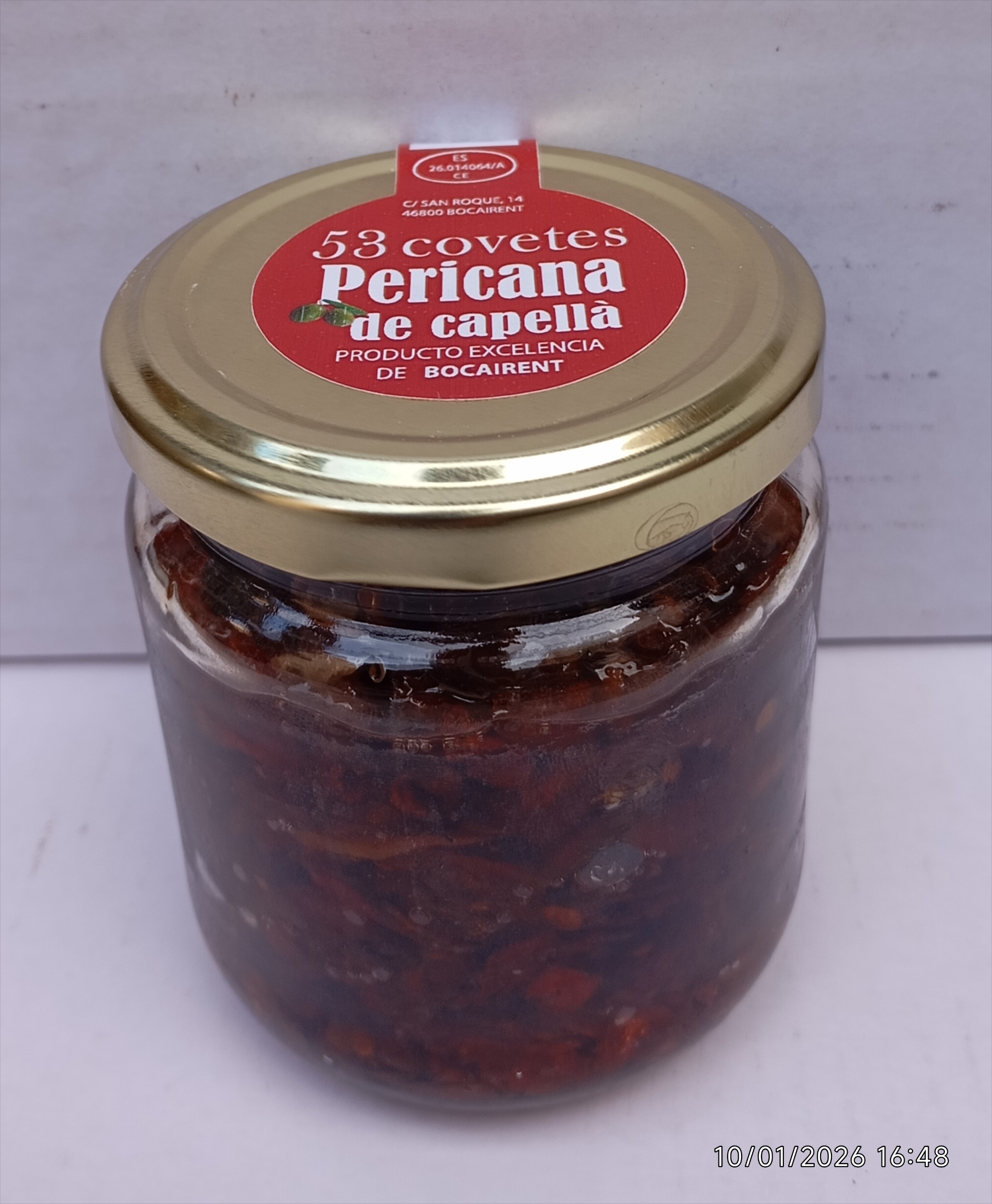 Pericana artesana de capellà 200g